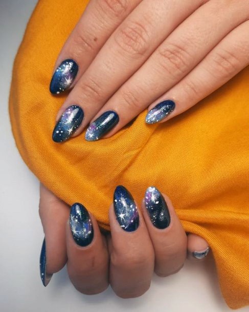 Coolest Females Galaxy Nail