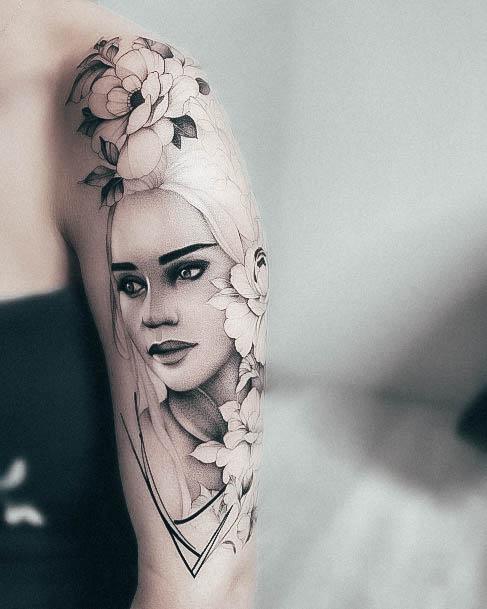 Coolest Females Game Of Thrones Tattoo