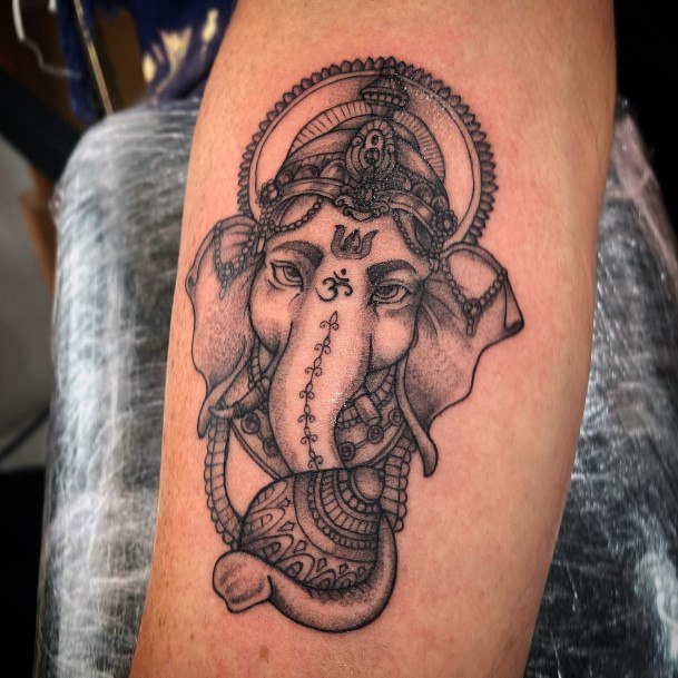 Coolest Females Ganesha Tattoo