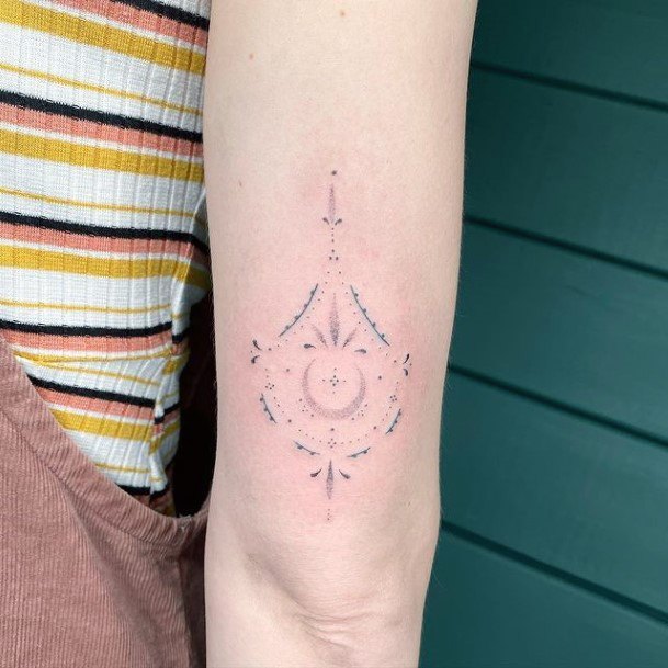 Coolest Females Handpoke Tattoo
