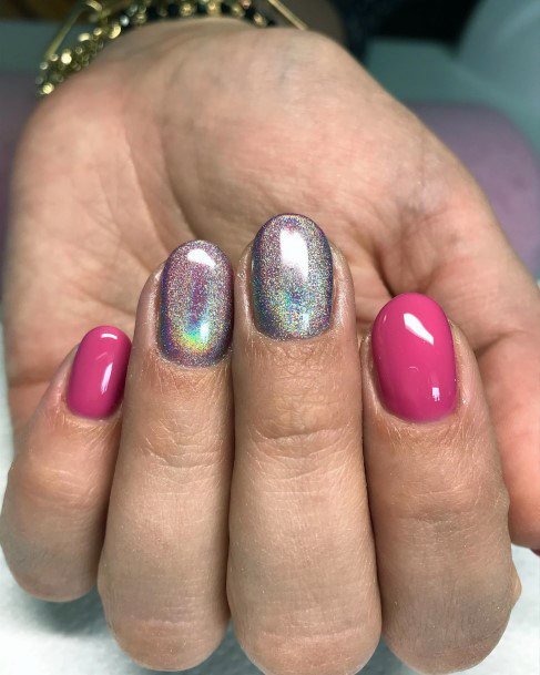 Coolest Females Holographic Nail