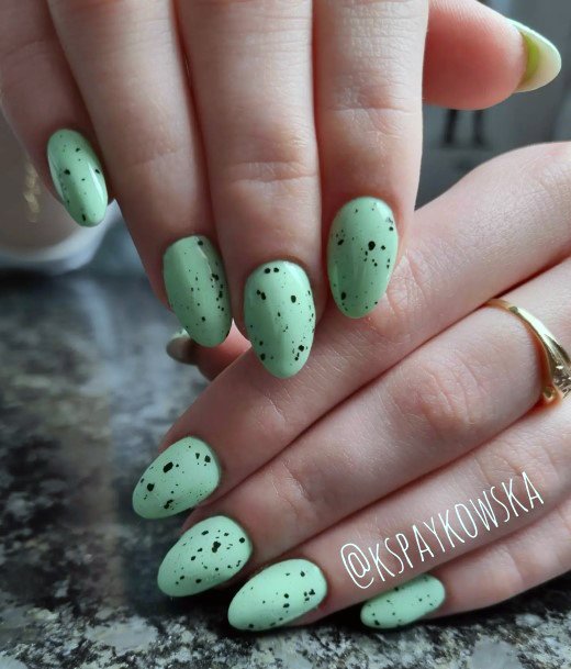 Coolest Females Light Green Nail