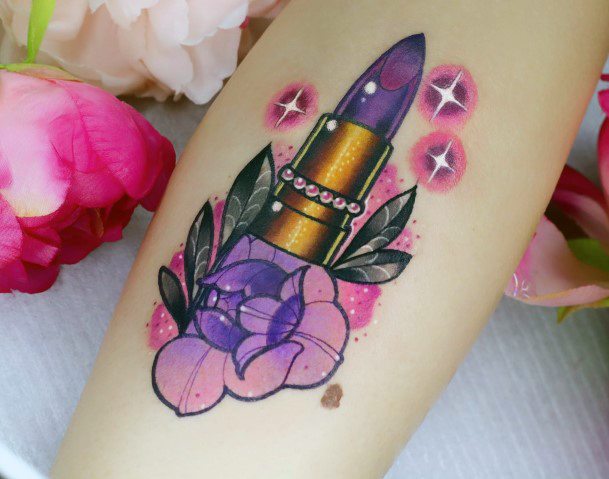 Coolest Females Lipstick Tattoo