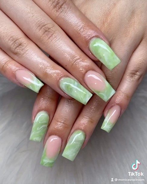 Coolest Females Marble Nail