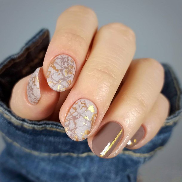Coolest Females Nude Marble Nail