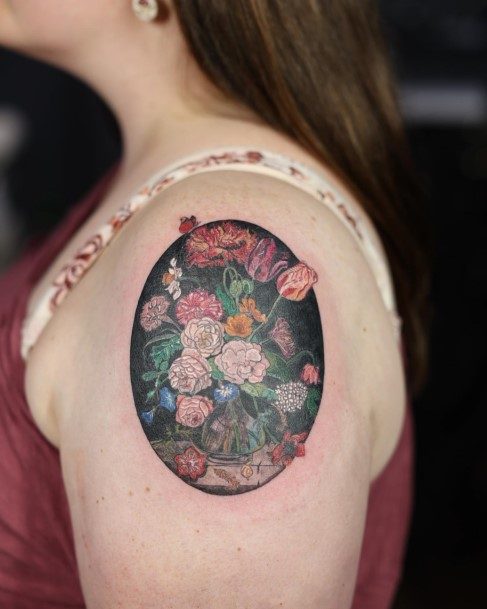 Coolest Females Painting Tattoo