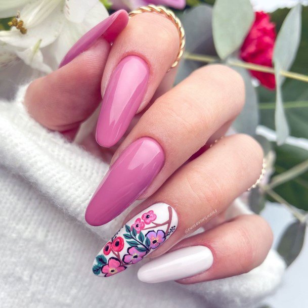 Coolest Females Pink Nail