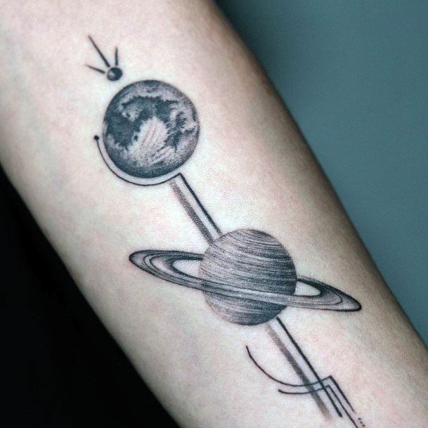 Coolest Females Pluto Tattoo