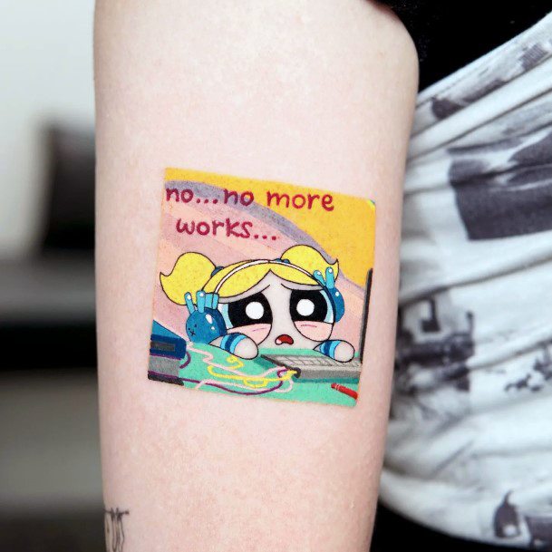 Coolest Females Powerpuff Girls Tattoo