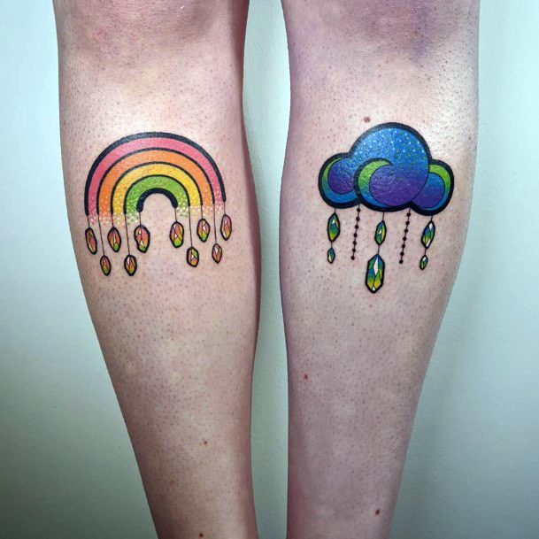 Coolest Females Rainbow Tattoo