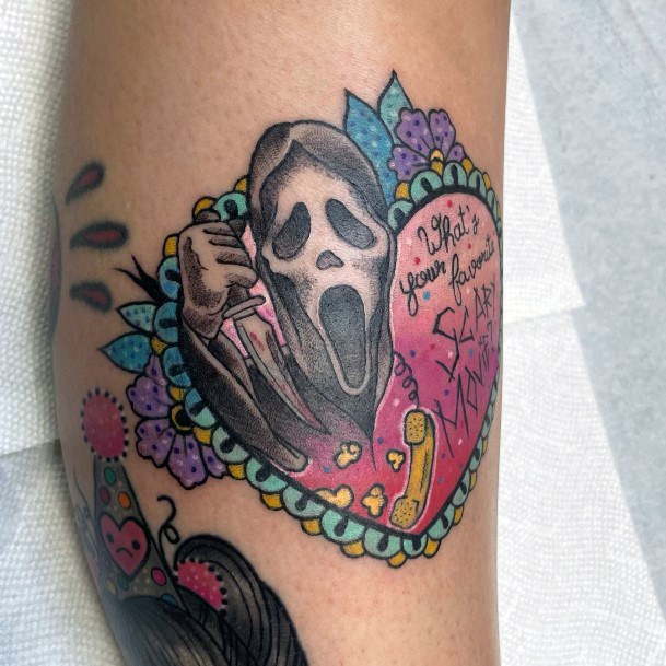 Coolest Females Scream Tattoo