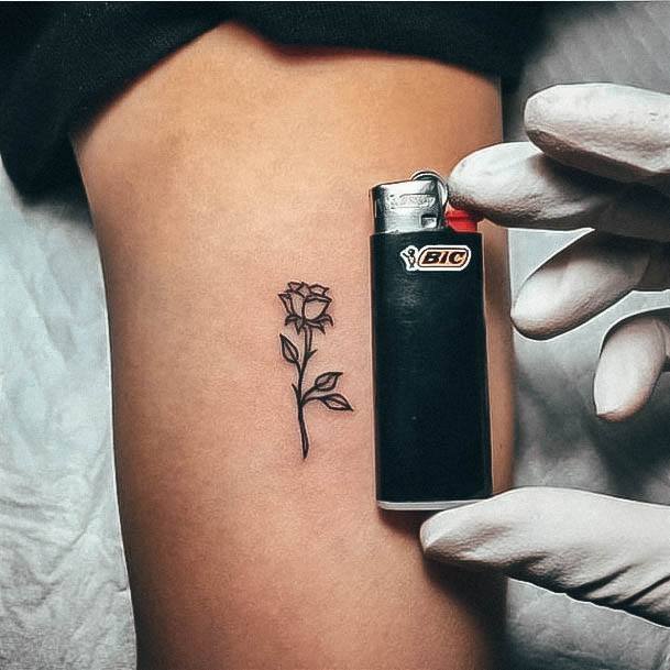 Coolest Females Small Flower Tattoo