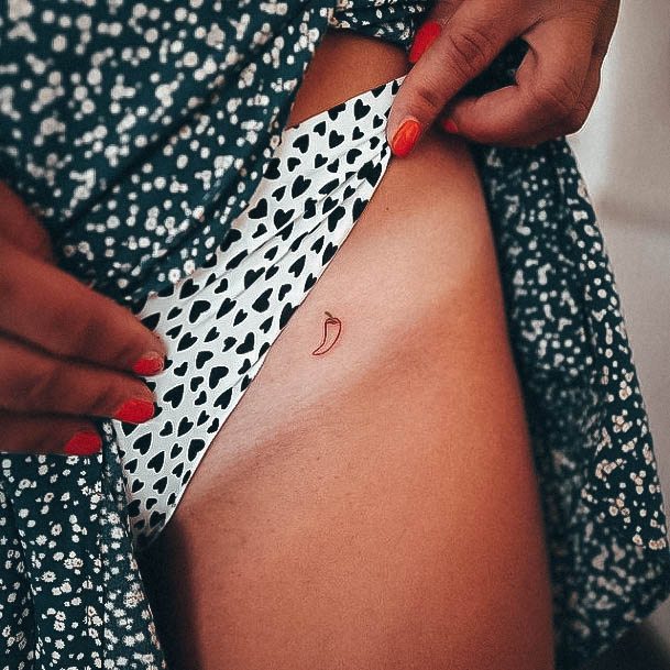 Coolest Females Small Hip Tattoo