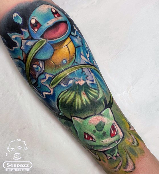 Coolest Females Squirtle Tattoo