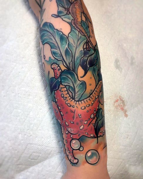 Coolest Females Starfish Tattoo