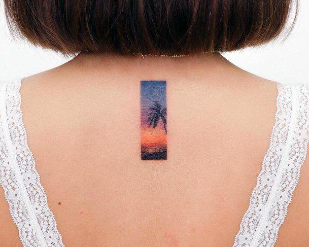 Coolest Females Sunset Sunrise Tattoo