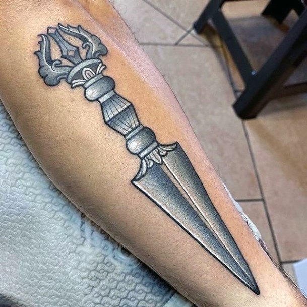 Coolest Females Sword Tattoo