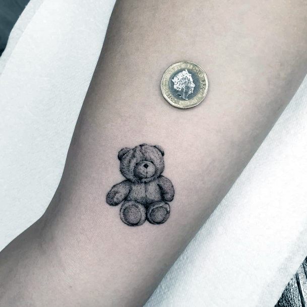 Coolest Females Teddy Bear Tattoo