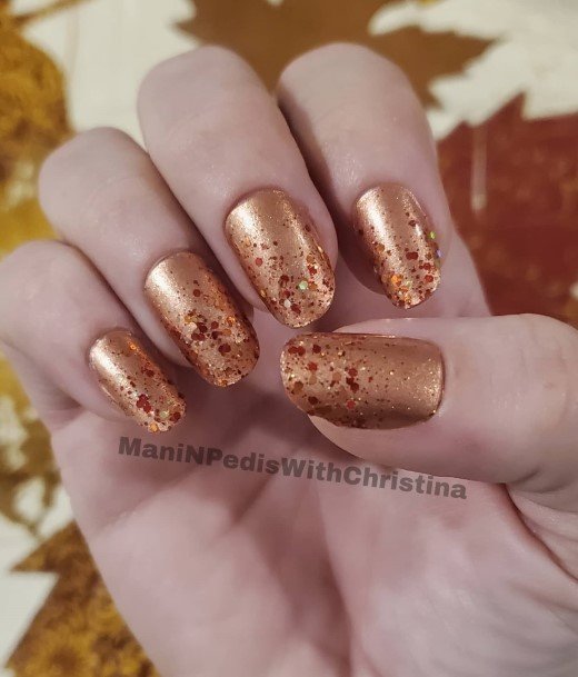 Coolest Females Thanksgiving Nail