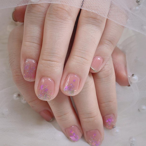 Coolest Females Translucent Pink Nail