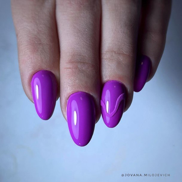 Coolest Females Violet Nail