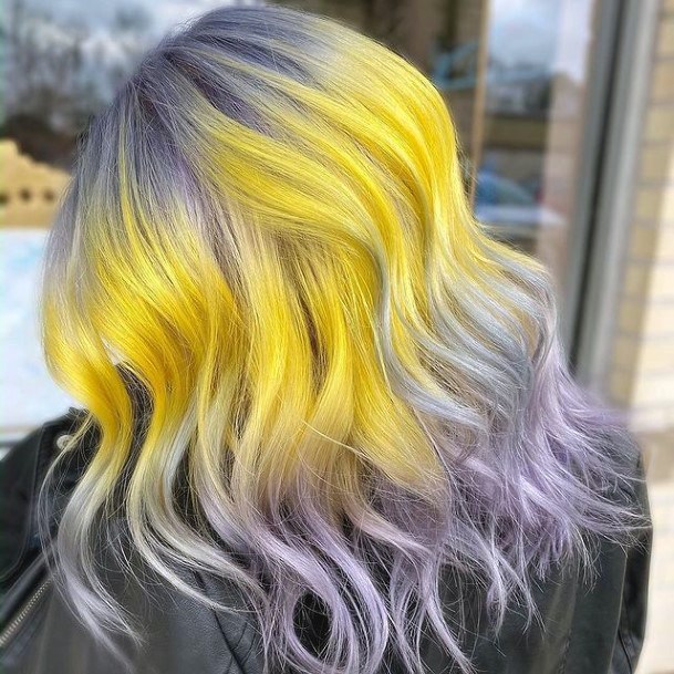 Coolest Females Yellow Ombre Hairstyles