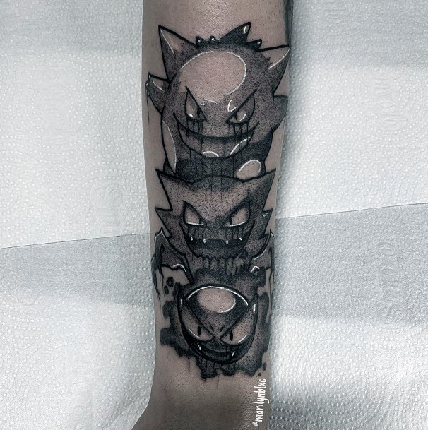 Coolest Gengar Tattoo Ideas For Girls