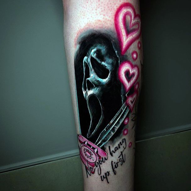 Coolest Scream Tattoo Ideas For Girls