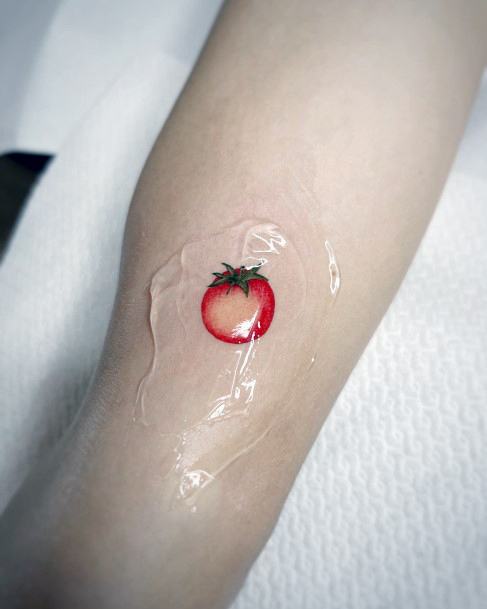 Coolest Tomato Tattoo Ideas For Girls