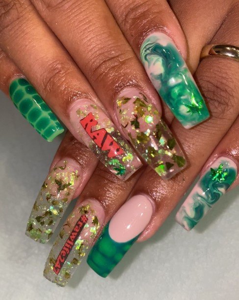 Coolest Womens 420 Nails