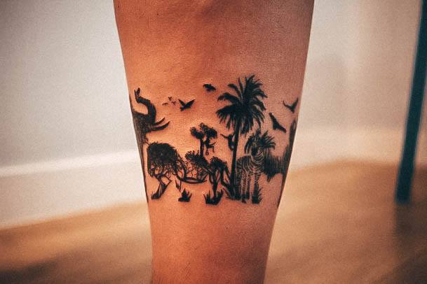 Coolest Womens Africa Tattoos