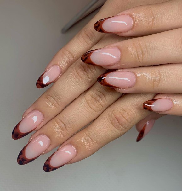 Coolest Womens Almond French Nails