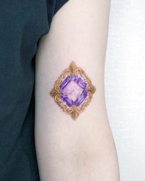 Coolest Womens Amethyst Tattoos