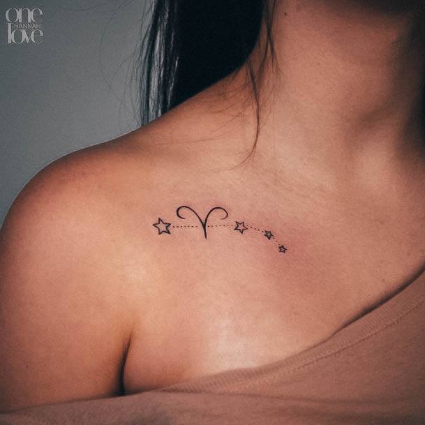 Coolest Womens Aries Tattoos