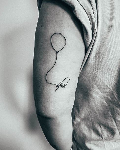 Coolest Womens Ballon Tattoos