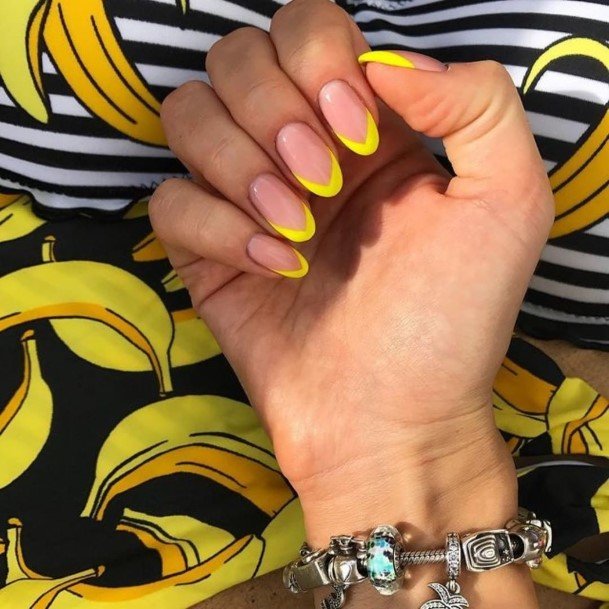 Coolest Womens Banana Nails