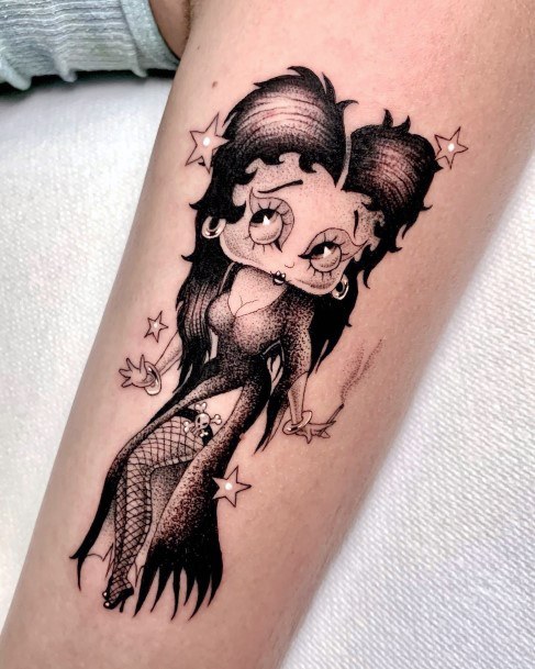 Coolest Womens Betty Bop Tattoos