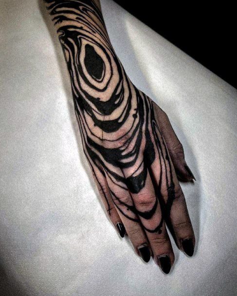 Coolest Womens Black Ink Tattoos