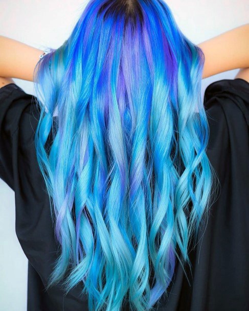 Coolest Womens Blue Hairstyless