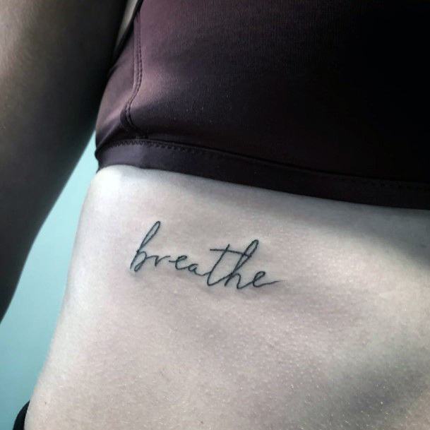 Coolest Womens Breathe Tattoos