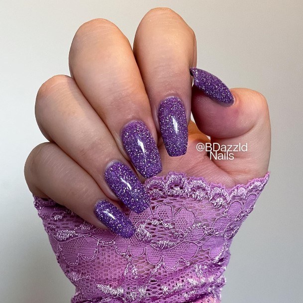 Coolest Womens Bright Purple Nails