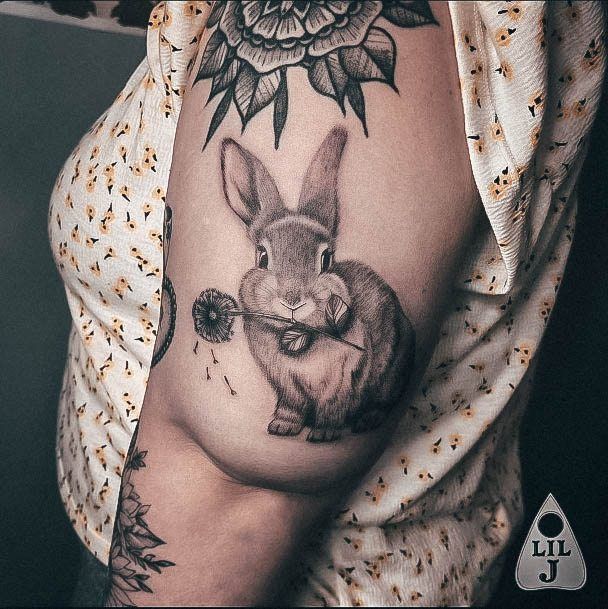 Coolest Womens Bunny Rabbit Tattoos