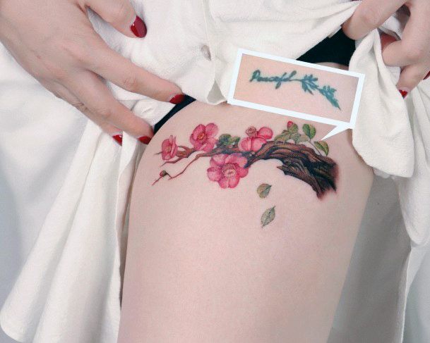 Coolest Womens Camellia Tattoos