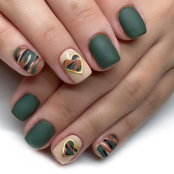 Coolest Womens Camo Nails