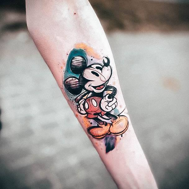 Coolest Womens Cartoon Tattoos