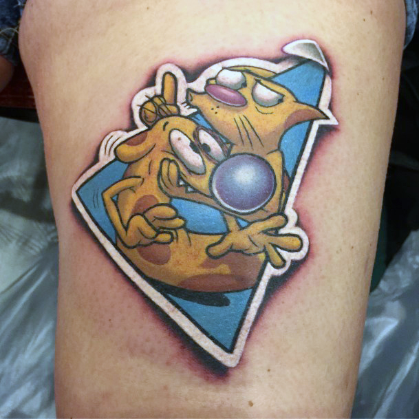 Coolest Womens Catdog Tattoos