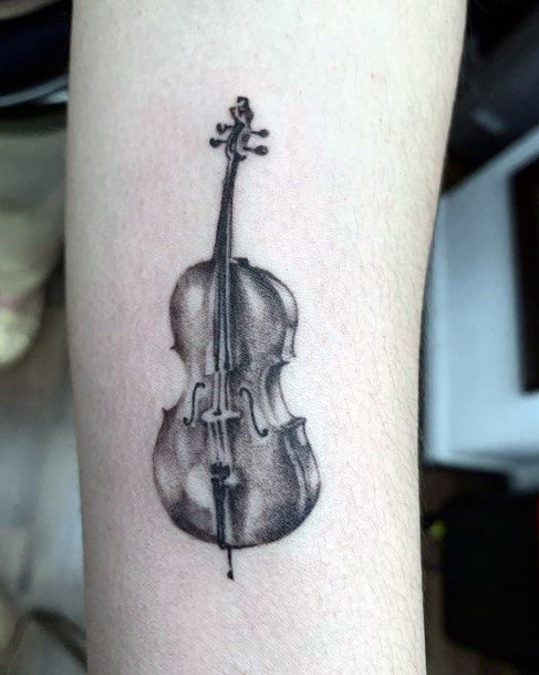 Coolest Womens Cello Tattoos