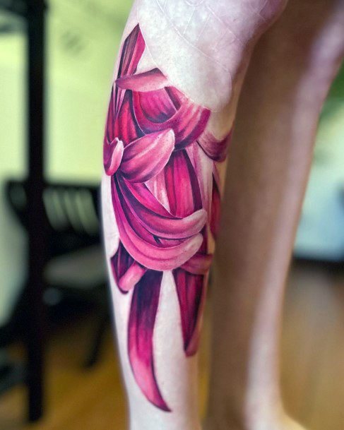 Coolest Womens Chrysanthemum Tattoos