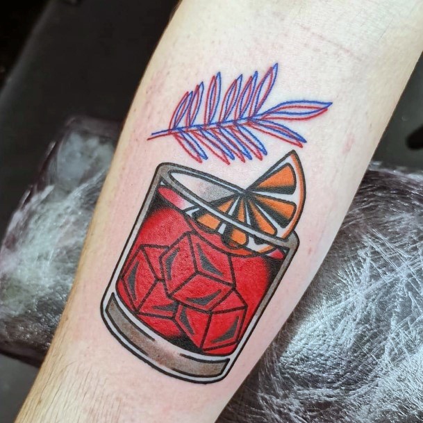 Coolest Womens Cocktail Tattoos