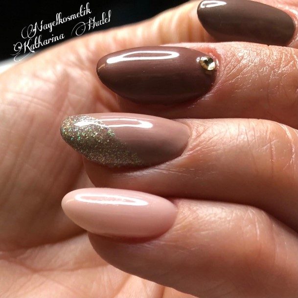 Coolest Womens Coffee Nails